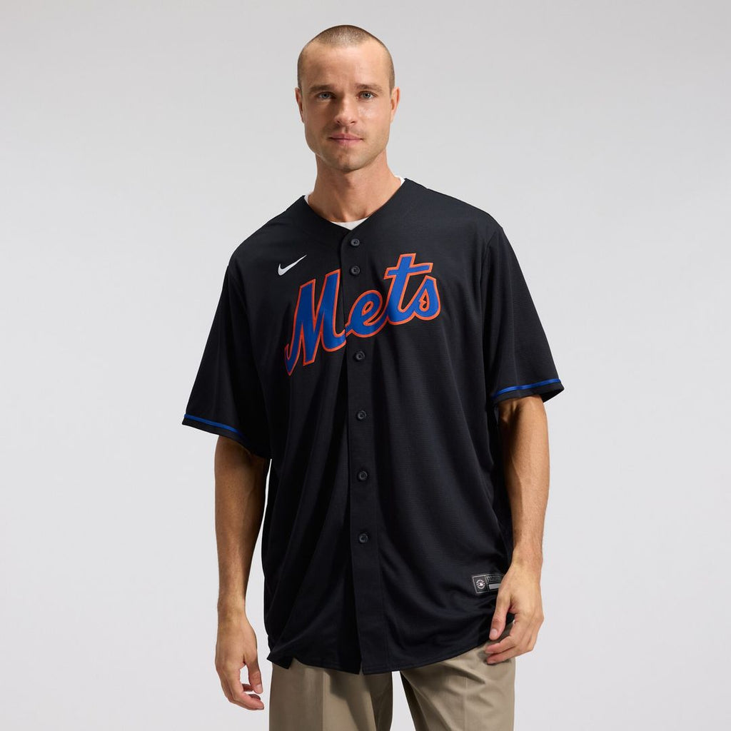 New York Mets Starling Marte Nike Alternate Replica Jersey - Black