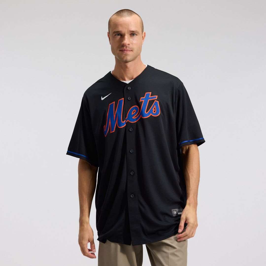 New York Mets Starling Marte Nike Alternate Replica Jersey - Black