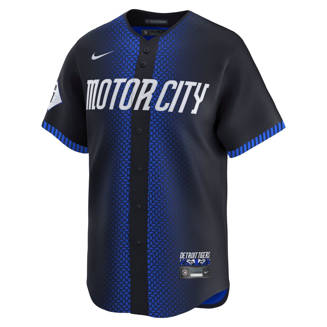 Detroit Tigers Riley Greene Nike City Connect Limited Jersey - Navy