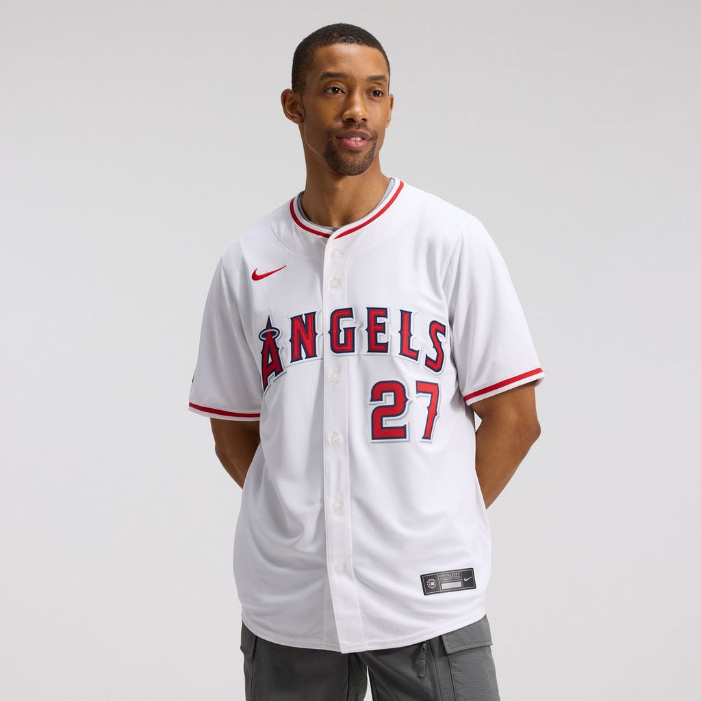 Los Angeles Angels Mike Trout Nike Home Limited Player Jersey - White