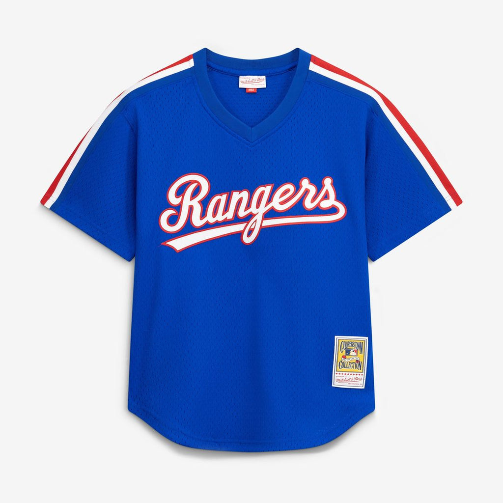 Texas Rangers Nolan Ryan Mitchell & Ness Big & Tall Cooperstown Mesh Batting Practice Jersey - Royal