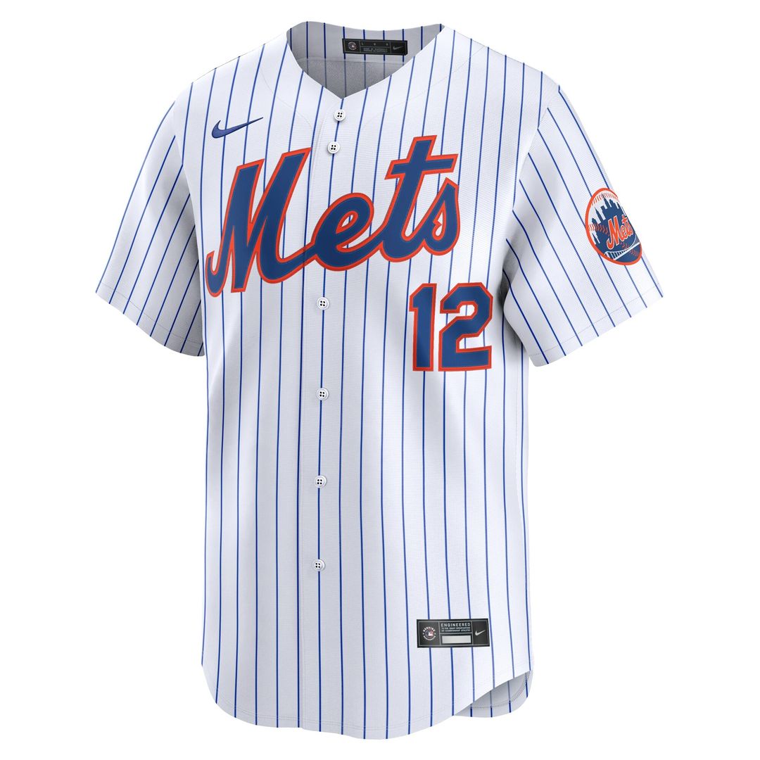New York Mets Francisco Lindor Nike Alternate Limited Jersey - Black