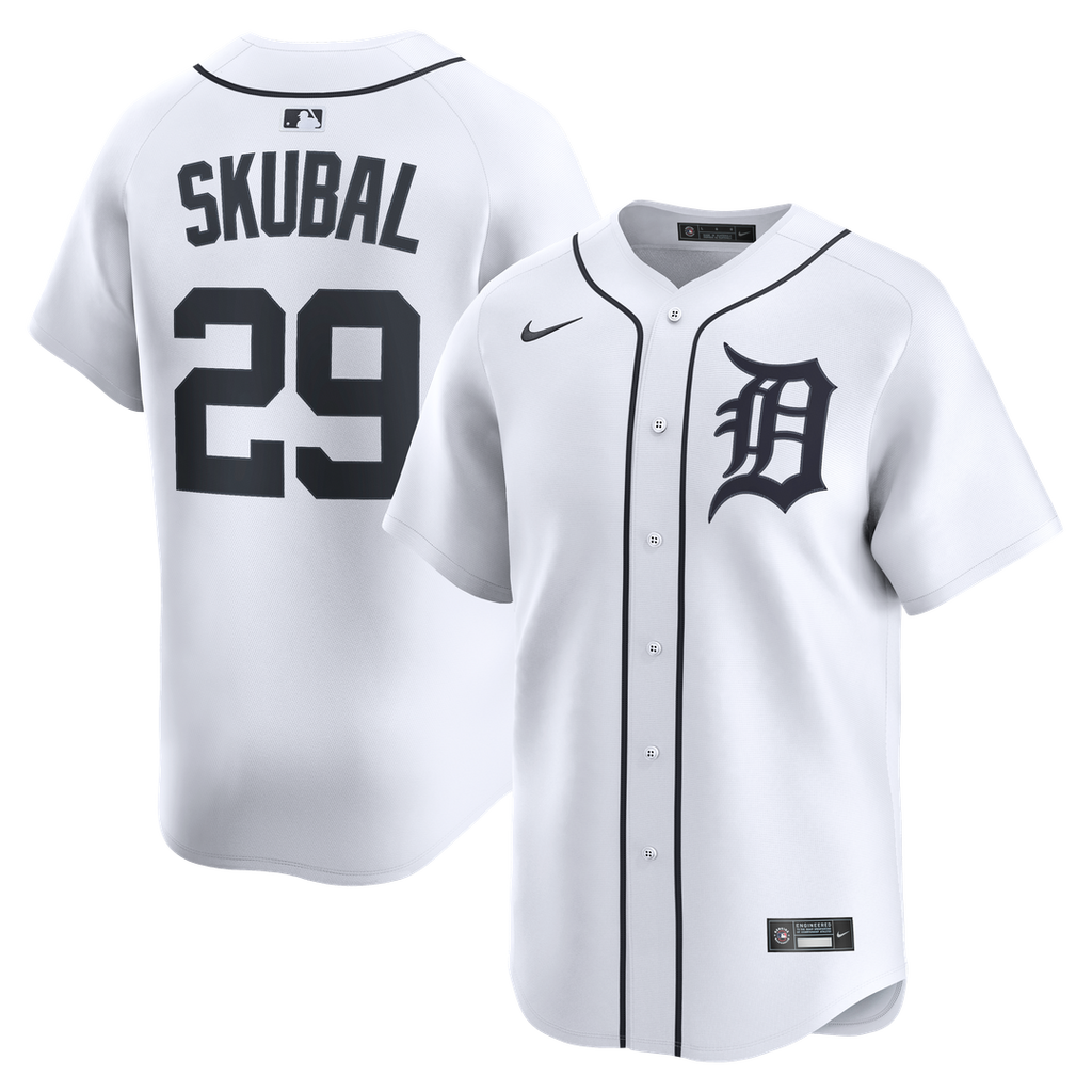 Detroit Tigers Tarik Skubal Nike Home Limited Player Jersey - White