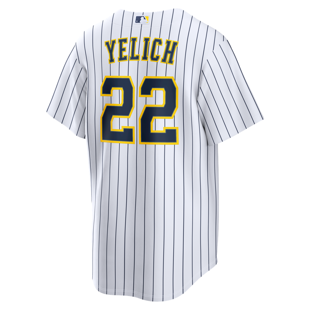 Milwaukee Brewers Christian Yelich Nike Alternate Replica Jersey - White