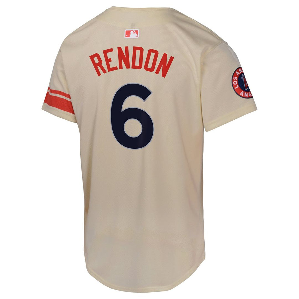 Los Angeles Angels Anthony Rendon Nike Youth City Connect Limited Player Jersey - Cream