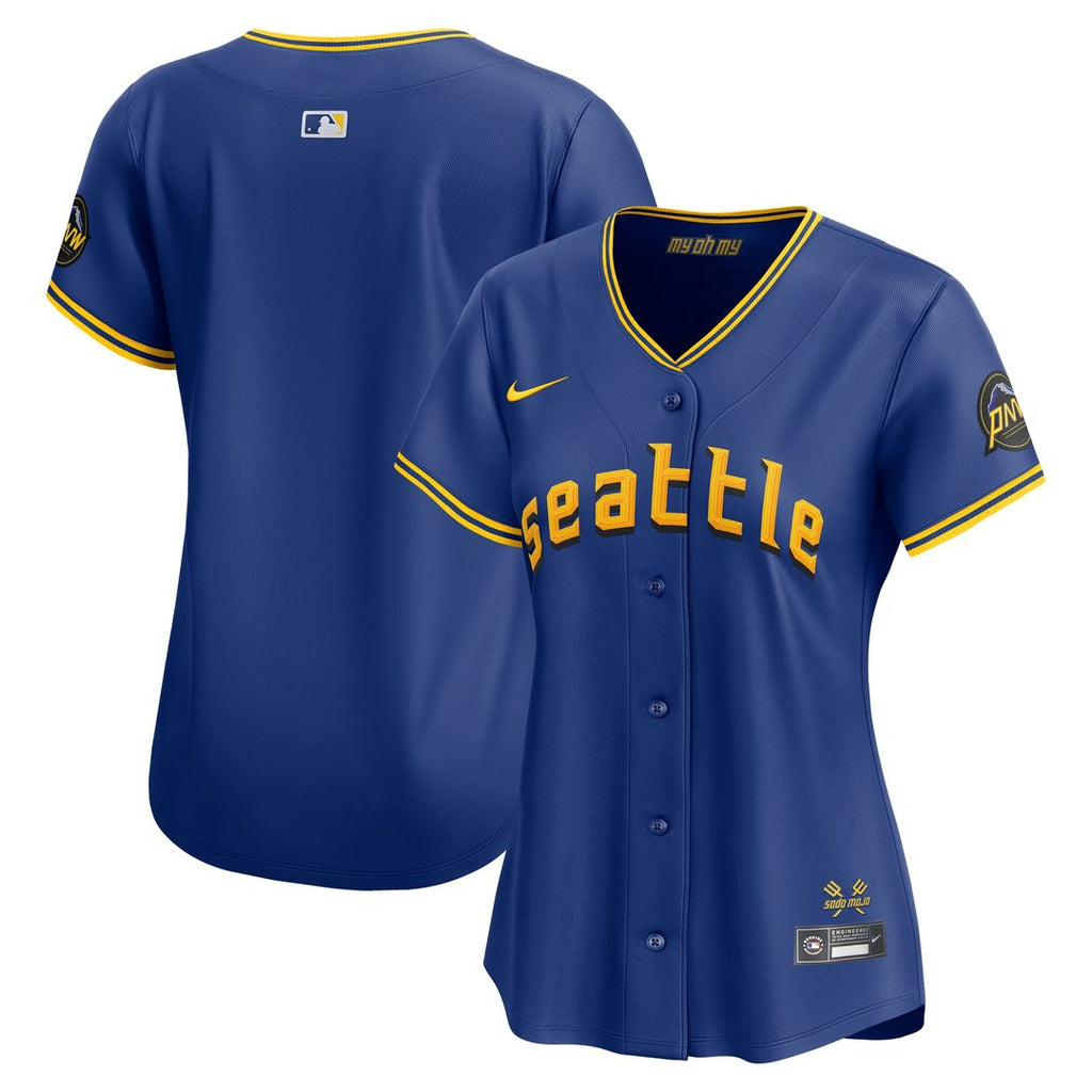 Seattle Mariners Nike Women's City Connect Limited Jersey - Royal