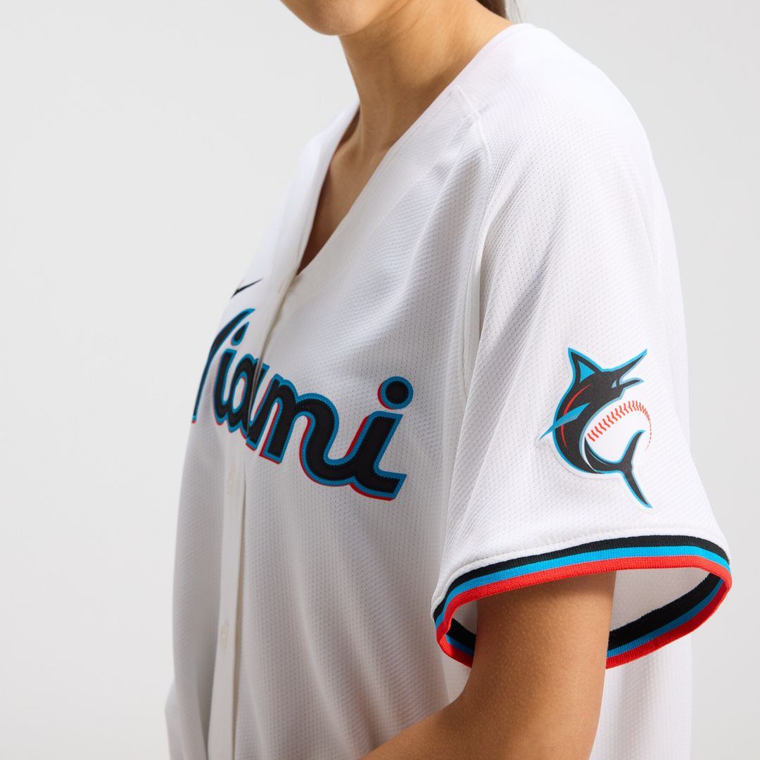Miami Marlins Sandy Alcantara Nike Women's Home Limited Player Jersey – White