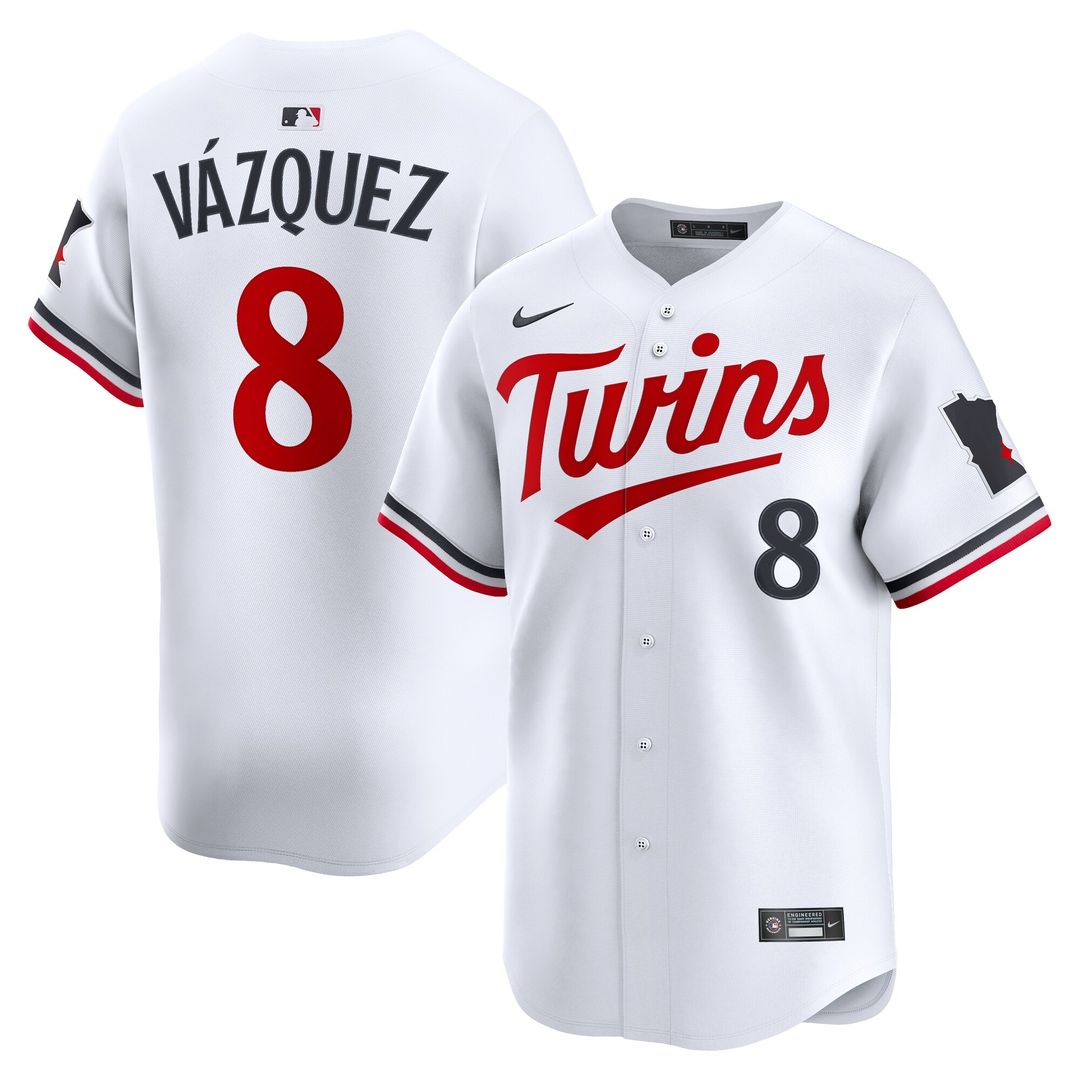 Minnesota Twins Christian Vázquez Nike Home Limited Jersey - White