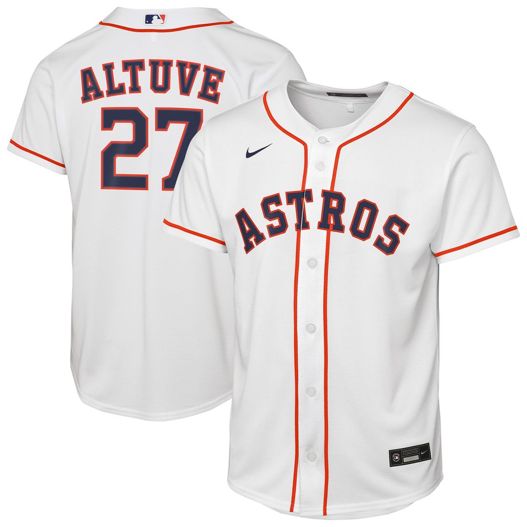 Houston Astros Jose Altuve Nike Youth Home Replica Player Jersey - White