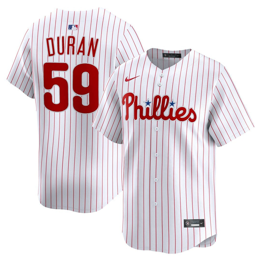 Philadelphia Phillies Jhoan Duran Nike Home Limited Player Jersey - White