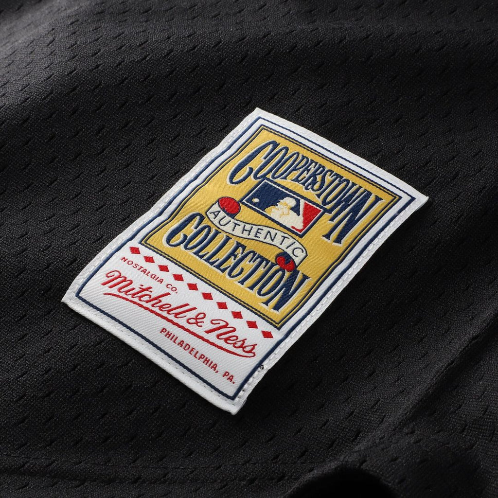 Cincinnati Reds Ken Griffey Jr. Mitchell & Ness Cooperstown Mesh Batting Practice Button - Up Jersey - Black