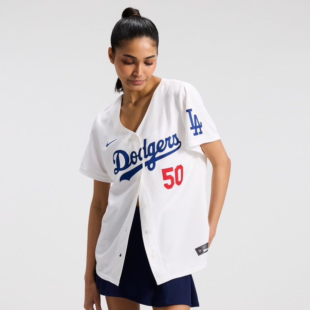 Los Angeles Dodgers Mookie Betts Nike Women's Home Stadium Jersey - White