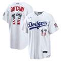 Los Angeles Dodgers Shohei Ohtani Nike USA 250 Fourth of July Home Stadium Jersey - White