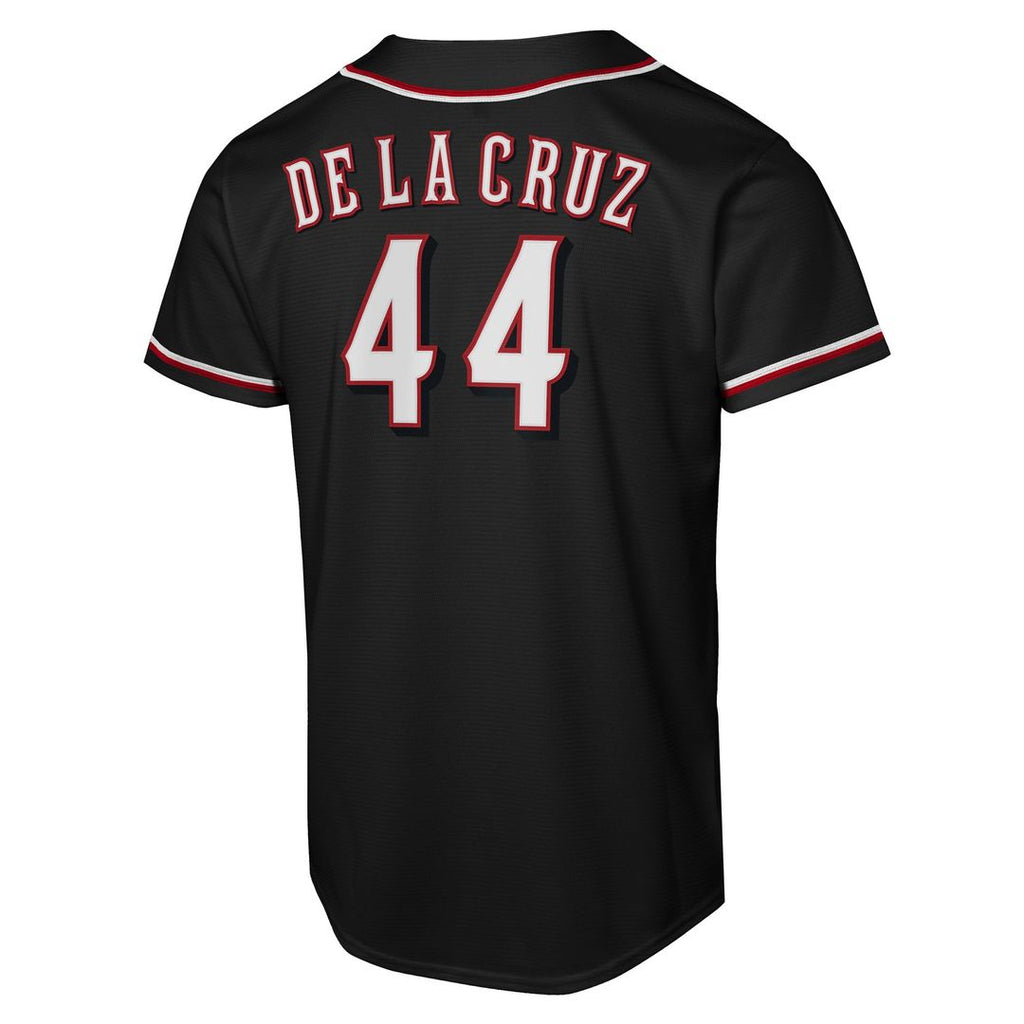 Cincinnati Reds Elly De La Cruz Nike Youth Fashion Replica Player Jersey - Black