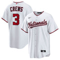 Washington Nationals Dylan Crews Nike Home Replica Jersey - White