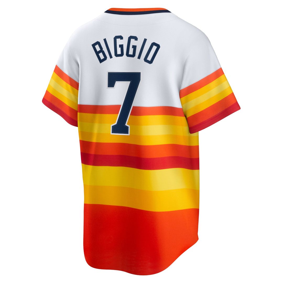 Houston Astros Craig Biggio Nike Home Cooperstown Player Jersey - White
