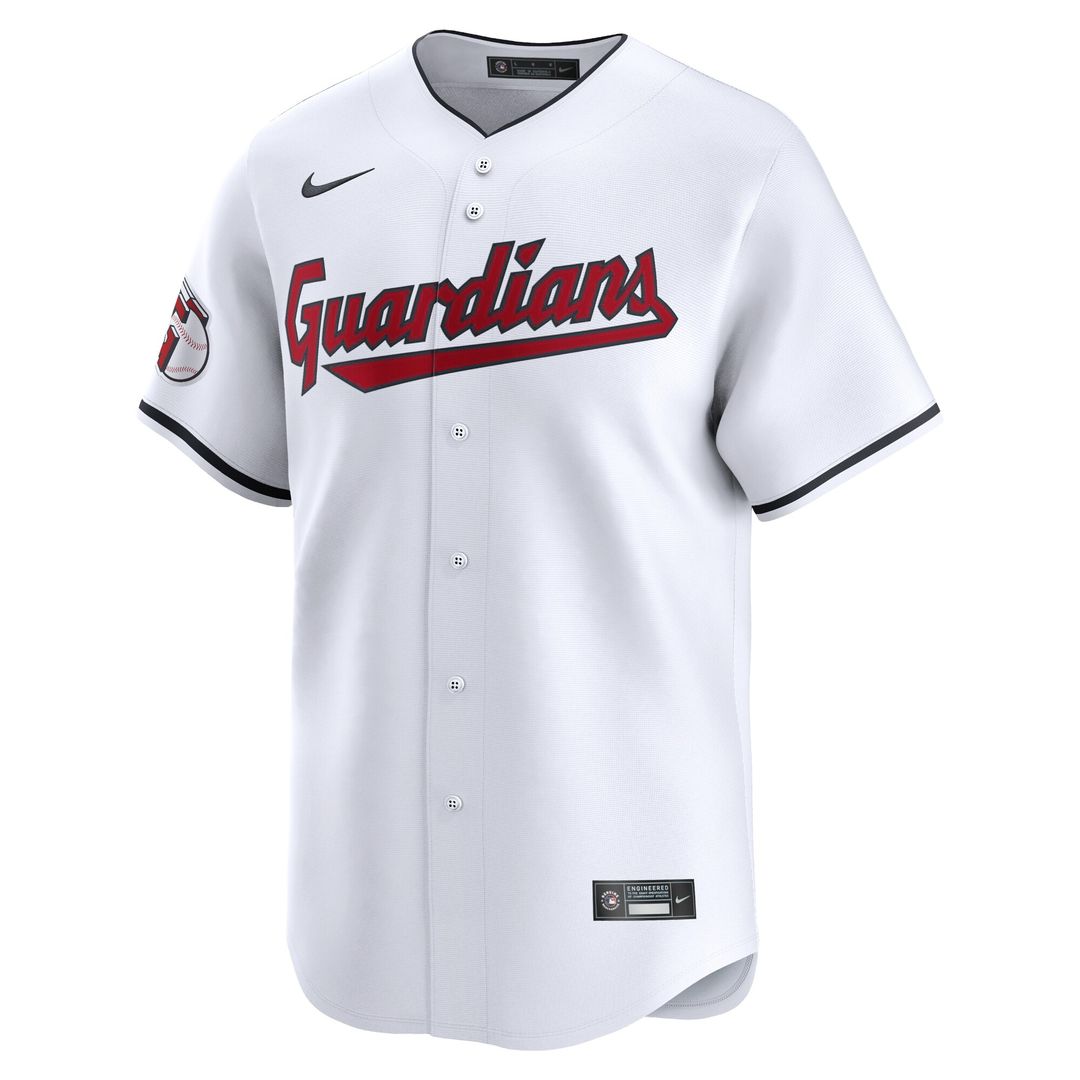Cleveland Guardians Bo Naylor Nike Home Limited Player Jersey - White