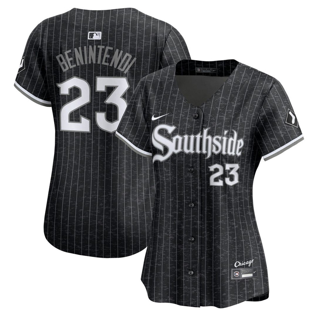 Chicago White Sox Andrew Benintendi Nike Women's City Connect Limited Jersey - Black