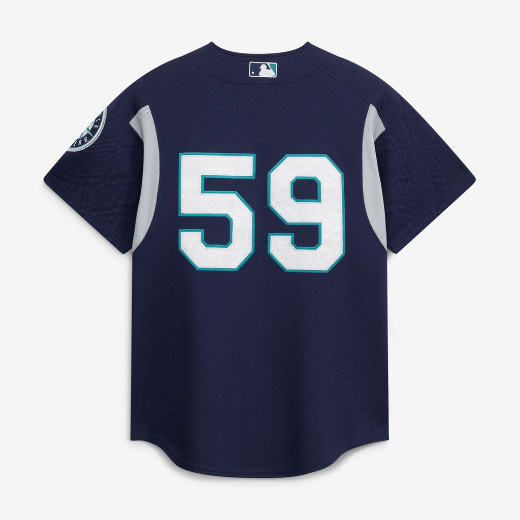 Seattle Mariners Felix Hernandez Mitchell & Ness Cooperstown Batting Practice Jersey – Navy