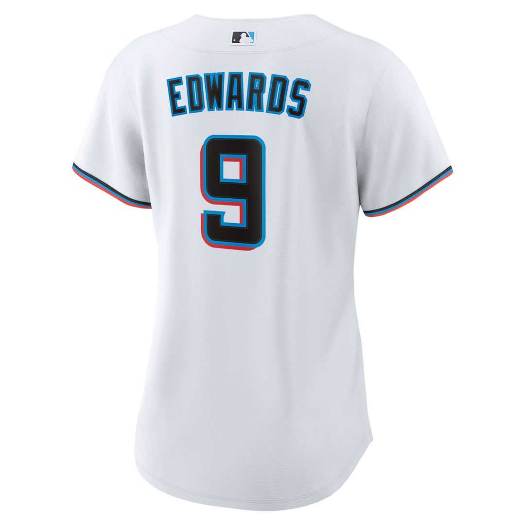 Miami Marlins Xavier Edwards Nike Women's Home Replica Jersey - White