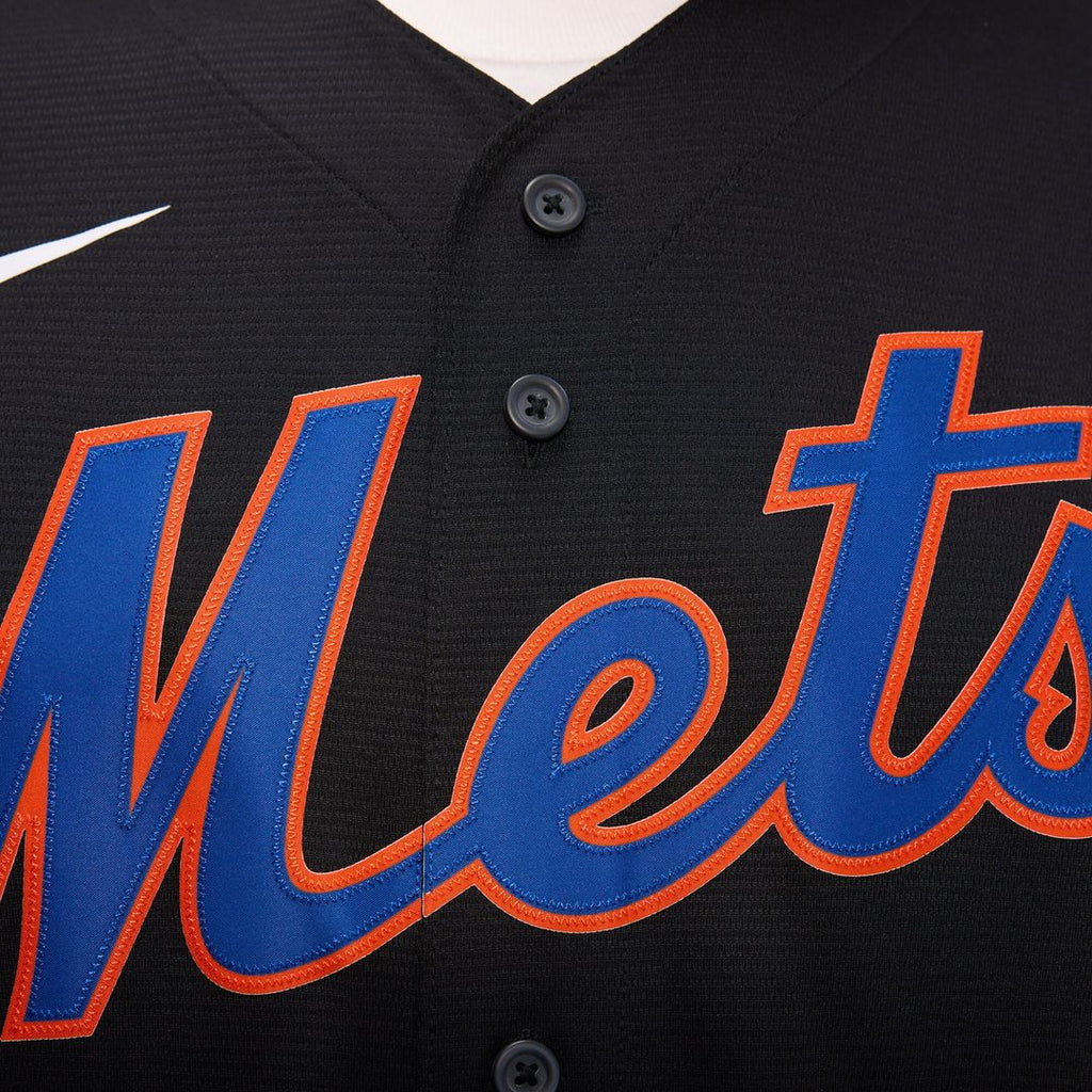 New York Mets Starling Marte Nike Alternate Replica Jersey - Black