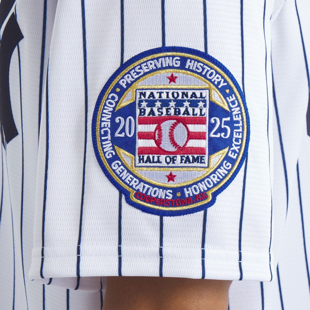 New York Yankees CC Sabathia Nike 2025 Baseball Hall of Fame Name & Number Retired Replica Jersey - White