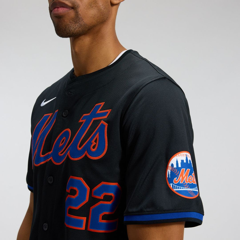New York Mets Juan Soto Nike Road Limited Player Jersey - Gray