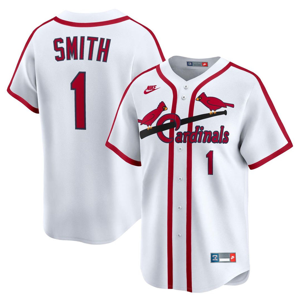 St. Louis Cardinals Ozzie Smith Nike Throwback Cooperstown Limited Jersey - White