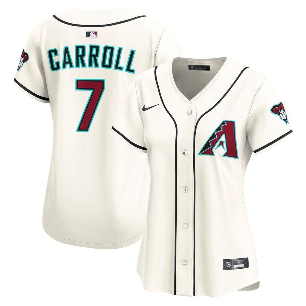 Arizona Diamondbacks Corbin Carroll Nike Women's Home Limited Player Jersey - Cream