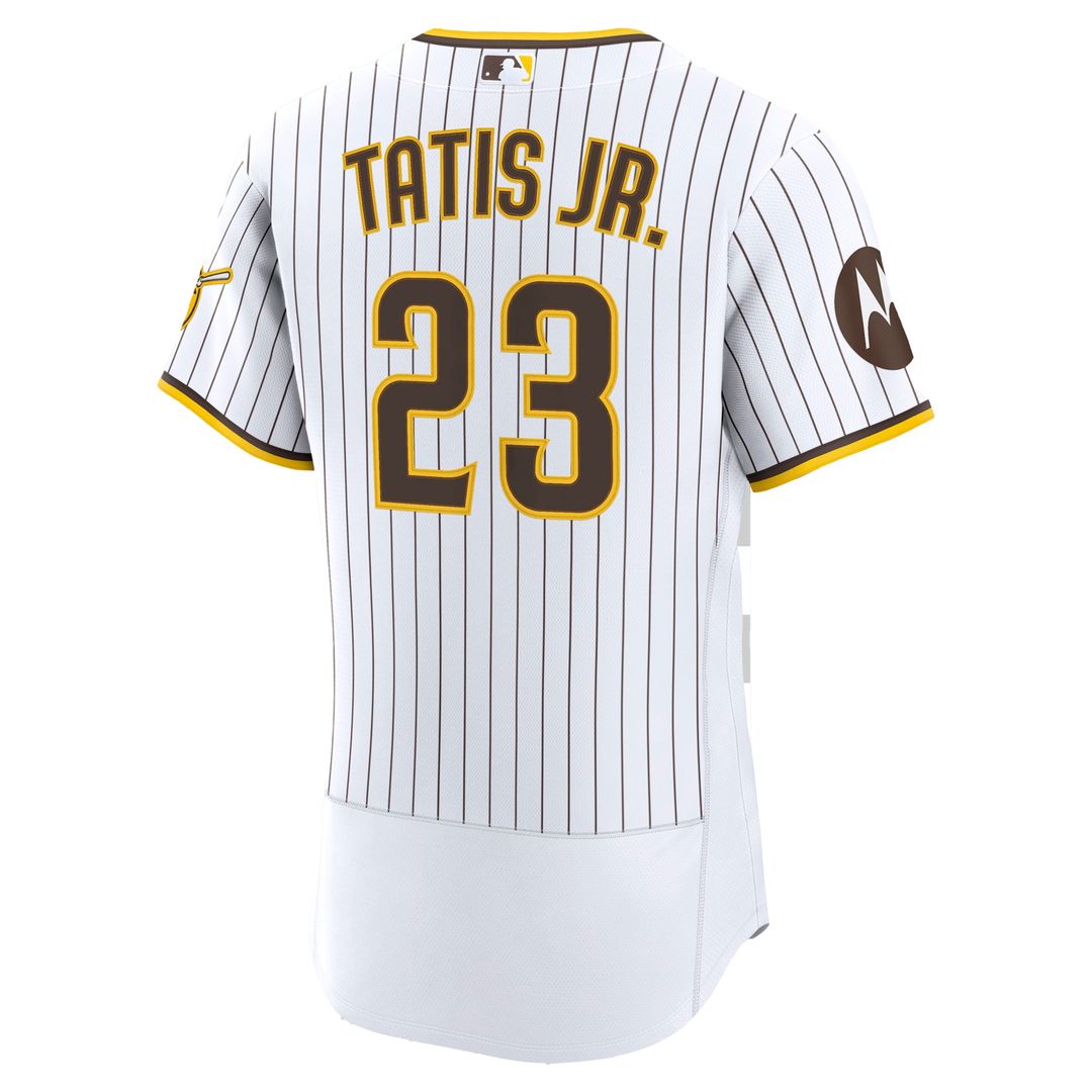 San Diego Padres Fernando Tatis Jr. Nike Home Authentic Sponsor Patch Jersey - White