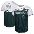 Colorado Rockies Kris Bryant Nike Youth City Connect Limited Player Jersey - Green