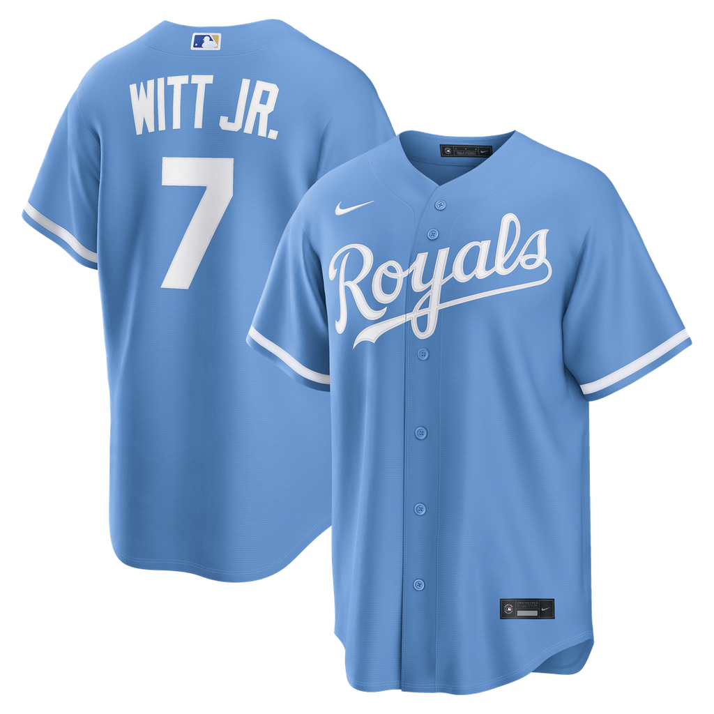 Kansas City Royals Bobby Witt Jr. Nike Alternate Replica Jersey - Light Blue