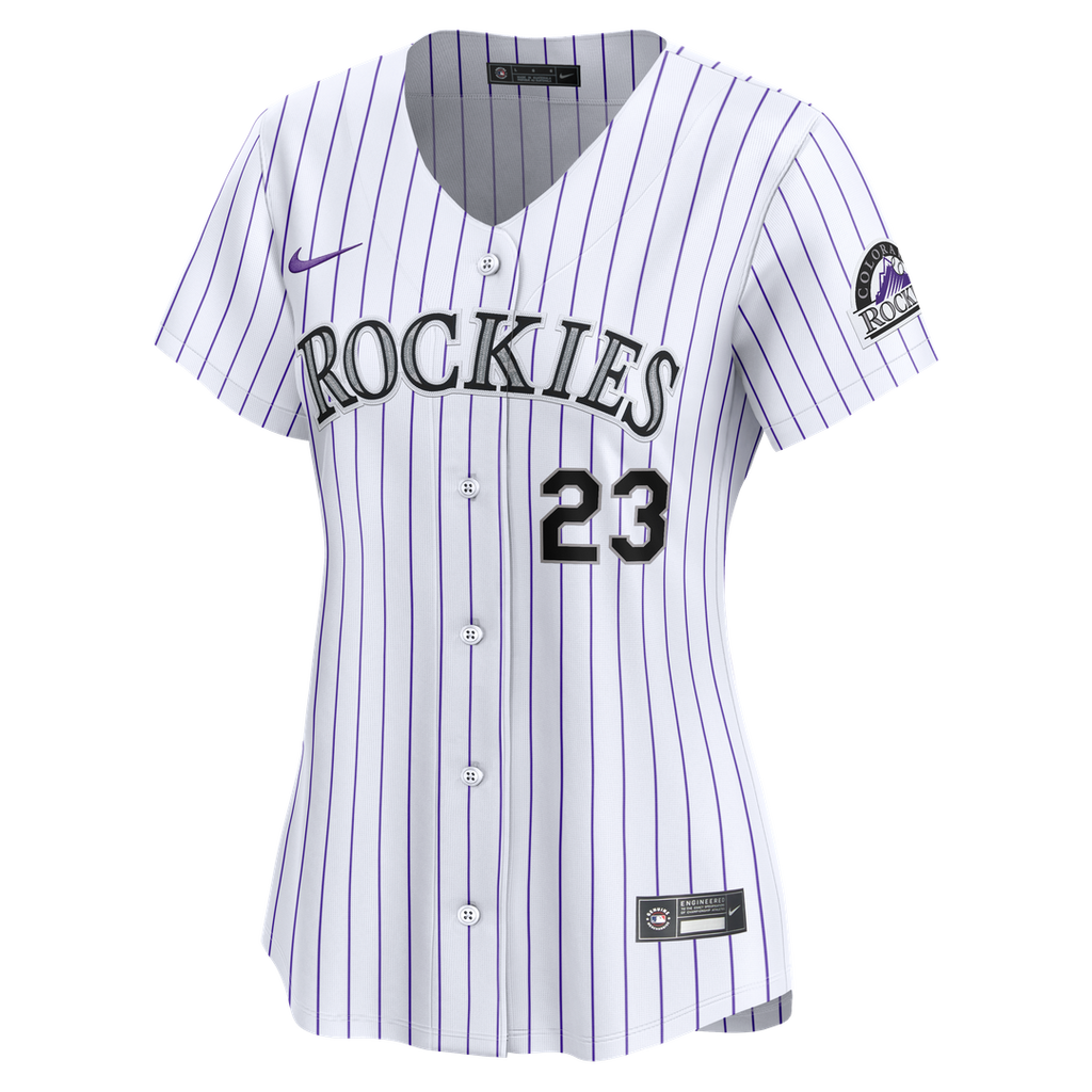 Colorado Rockies Kris Bryant Nike Women's Home Limited Player Jersey - White