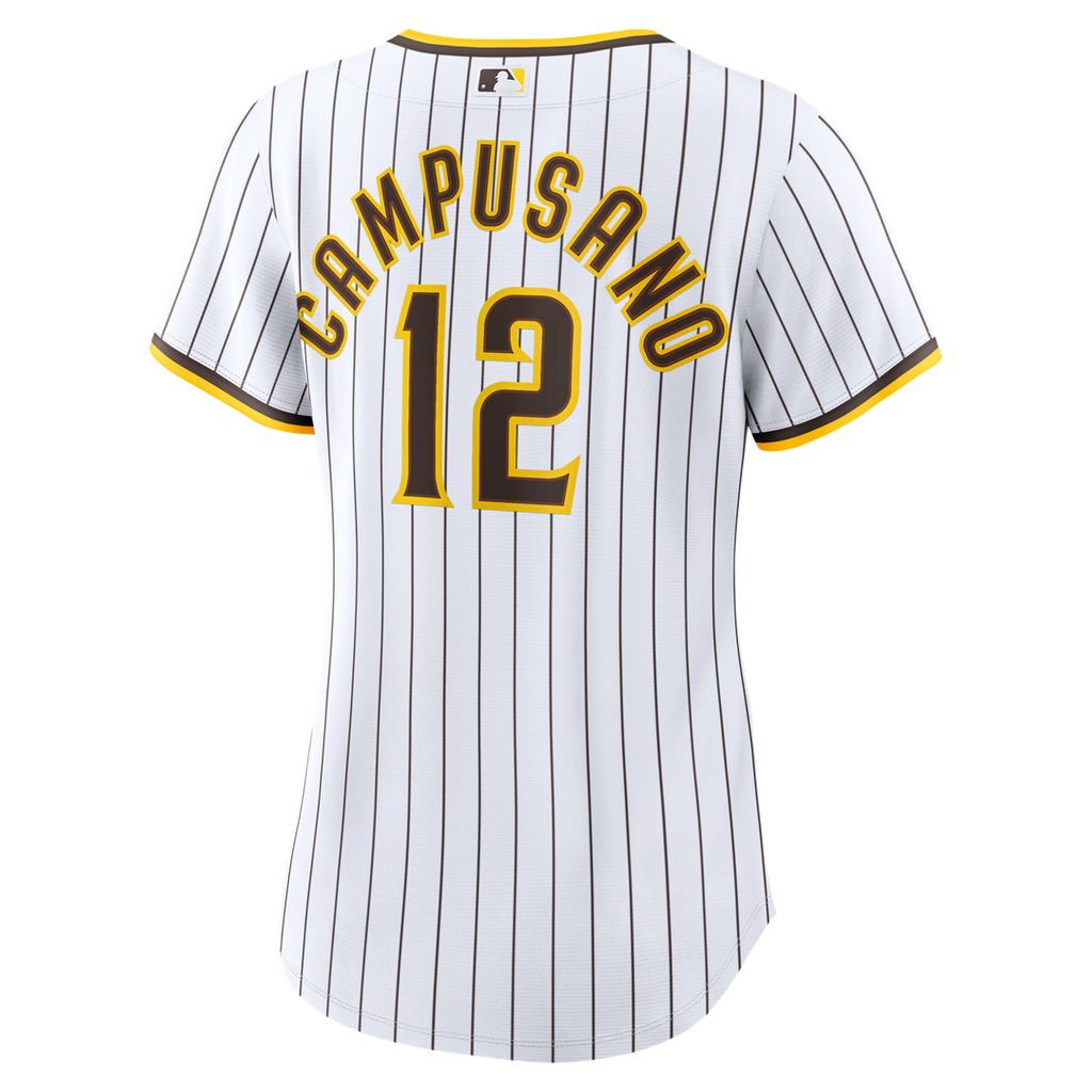 San Diego Padres Luis Campusano Nike Women's Home Replica Jersey - White