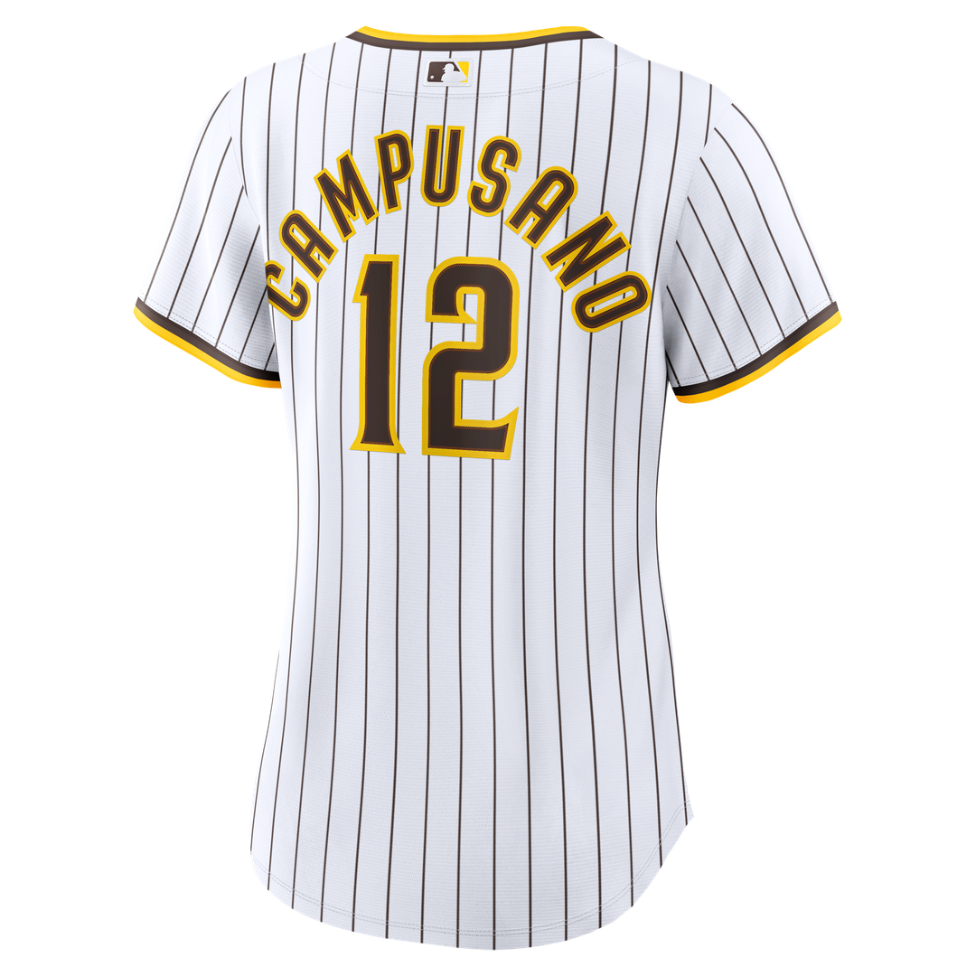 San Diego Padres Luis Campusano Nike Women's Home Replica Jersey - White