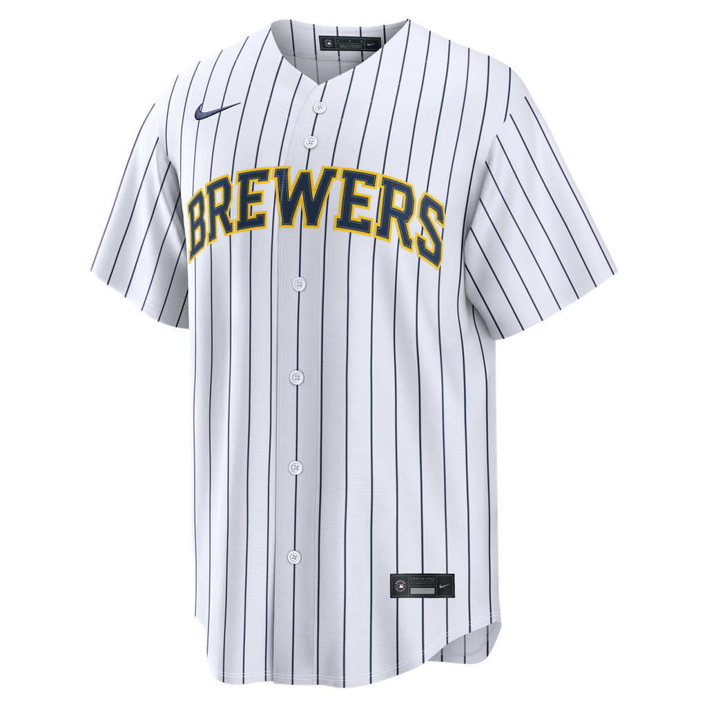 Milwaukee Brewers Christian Yelich Nike Alternate Replica Jersey - White