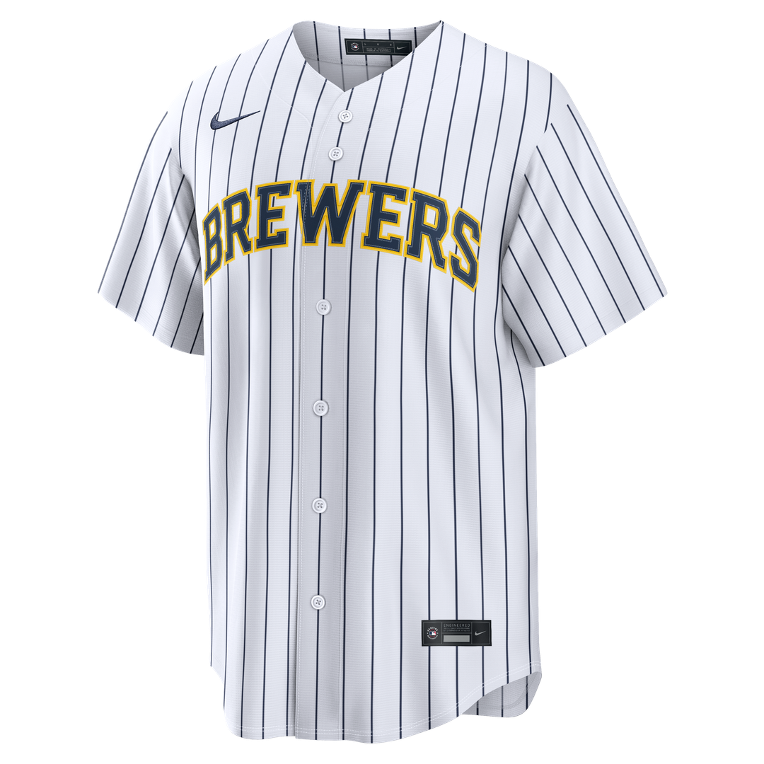 Milwaukee Brewers Christian Yelich Nike Alternate Replica Jersey - White