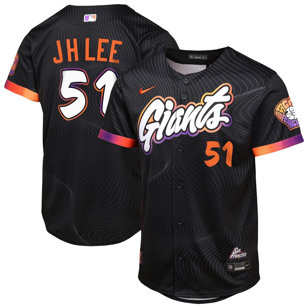 San Francisco Giants Jung Hoo Lee Nike Youth 2025 City Connect Limited Player Jersey - Anthracite