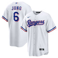 Texas Rangers Josh Jung Nike Replica Player Jersey - White