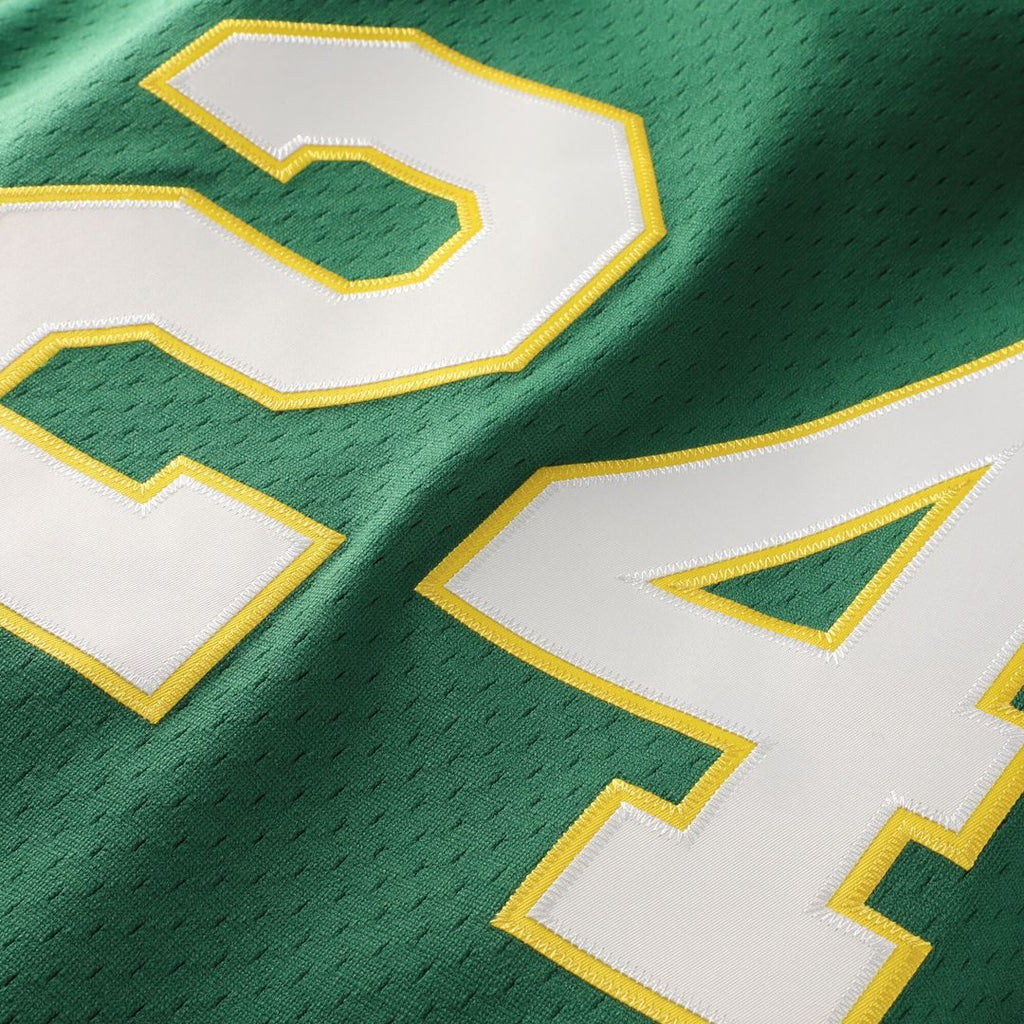 Athletics Rickey Henderson Mitchell & Ness Youth Cooperstown Mesh Batting Practice Jersey - Green