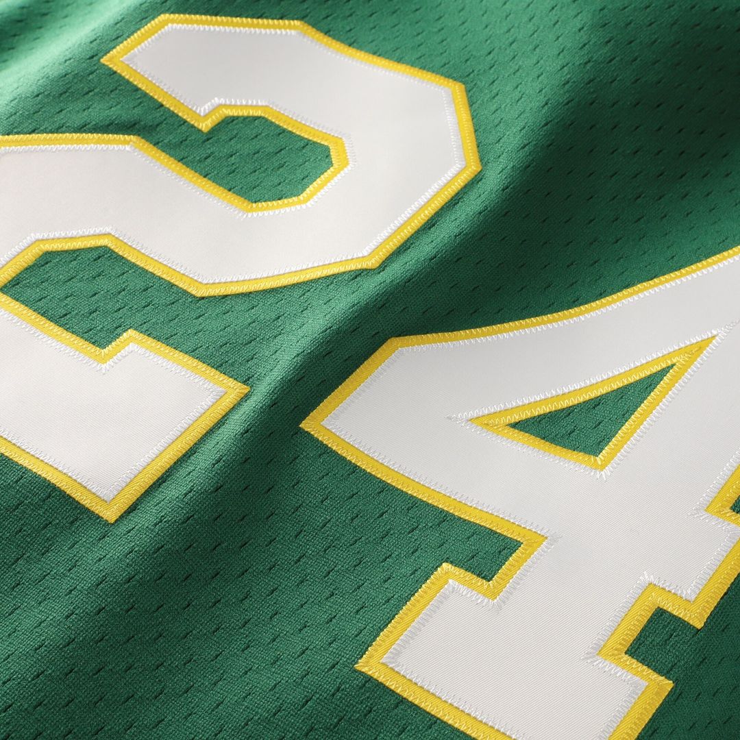 Athletics Rickey Henderson Mitchell & Ness Youth Cooperstown Mesh Batting Practice Jersey - Green