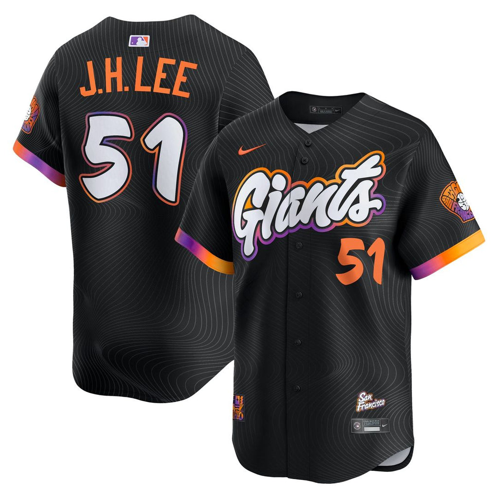 San Francisco Giants Jung Hoo Lee Nike 2025 City Connect Limited Jersey - Black