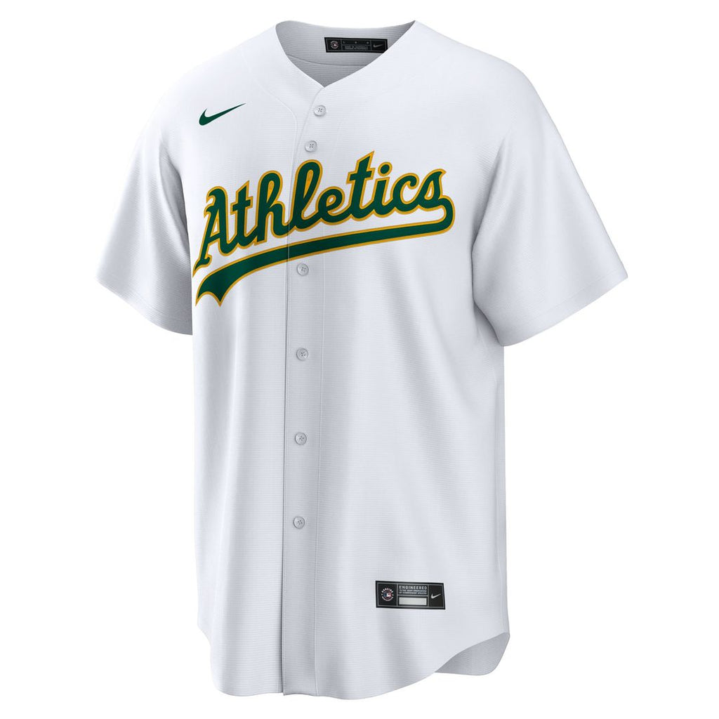 Athletics Denzel Clarke Nike Home Replica Jersey - White