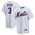 New York Mets Carson Benge Nike Home Replica Jersey - White