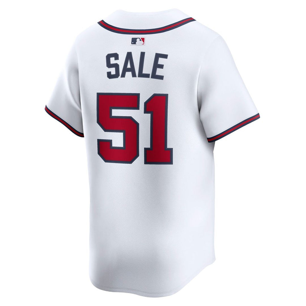Atlanta Braves Chris Sale Nike Home Limited Player Jersey - White