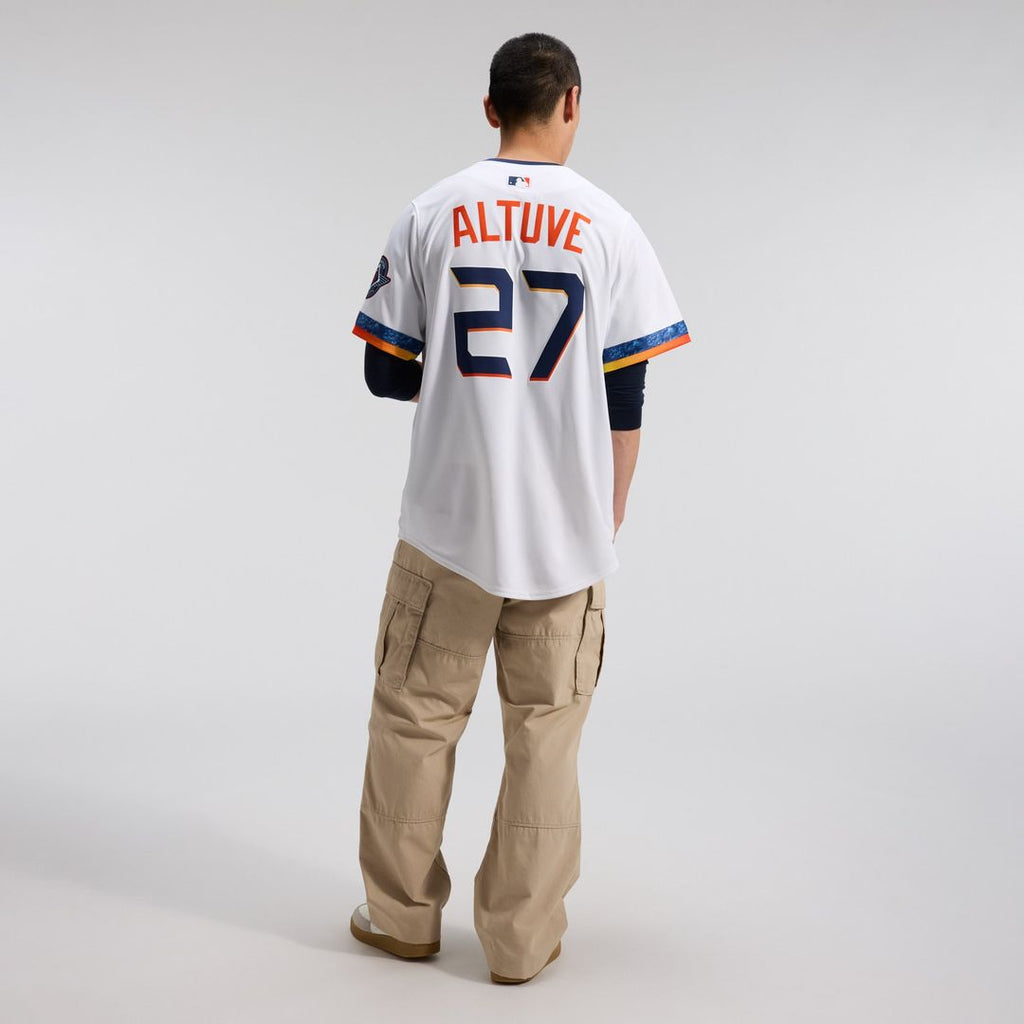 Houston Astros Jose Altuve Nike 2025 City Connect Limited Player Jersey - White