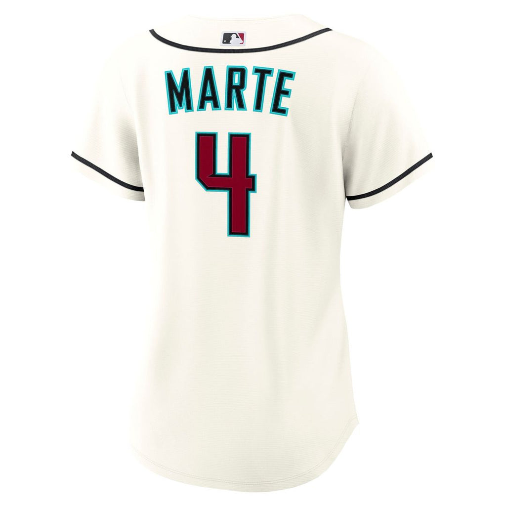 Arizona Diamondbacks Ketel Marte Nike Women's Home Replica Jersey - Cream