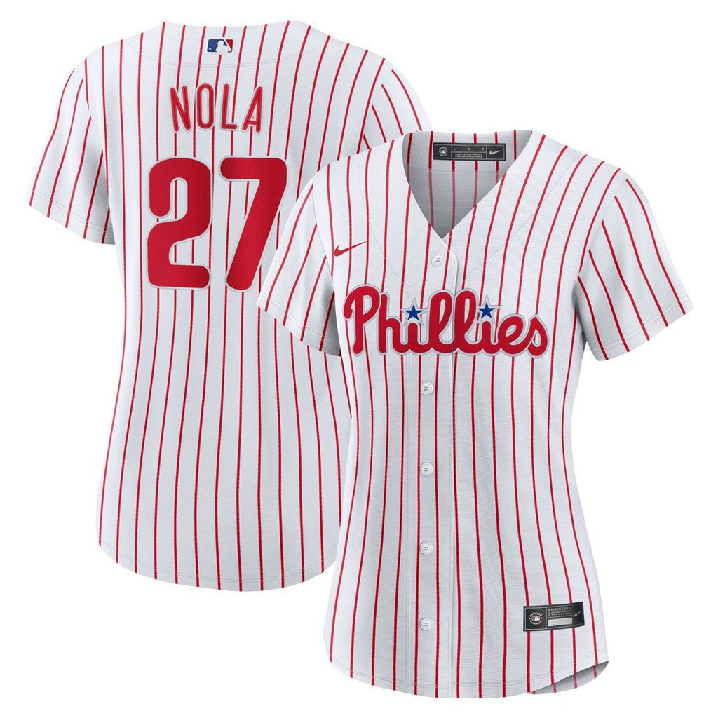 Philadelphia Phillies Aaron Nola Nike Women's Home Replica Jersey - White
