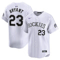 Colorado Rockies Kris Bryant Nike Home Limited Player Jersey - White