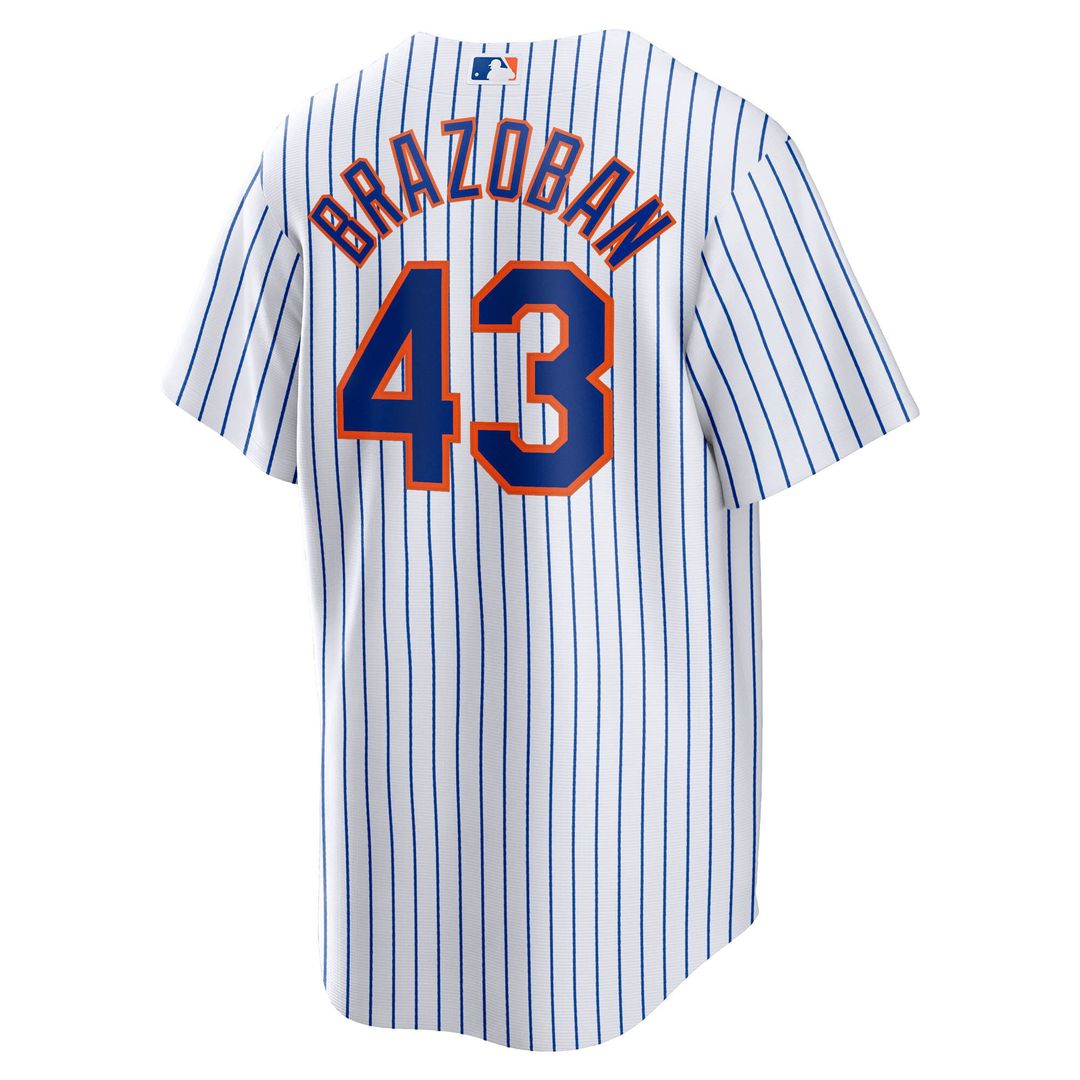 New York Mets Huascar Brazobán Nike Home Replica Jersey - White